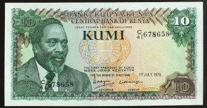10 Szylingów - Kenia 1978 r.