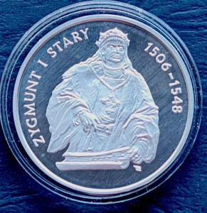 200 000 zł Zygmunt I Stary - półpostać