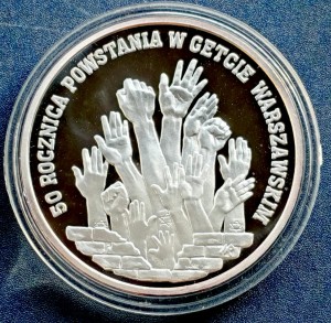 300 000 zł 50 rocznica powstania w Getcie Warszawskim