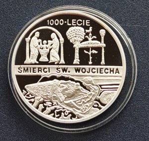 10 zł Św. Wojciech - 1000-lecie męczeńskiej śmierci