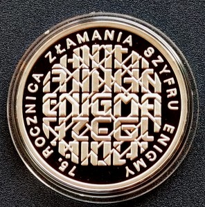 10 zł  75. rocznica złamania szyfru Enigmy