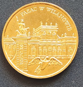 2 zł Pałac w Wilanowie 
