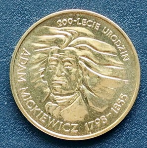 2 zł 200-lecie urodzin Adama Mickiewicza 