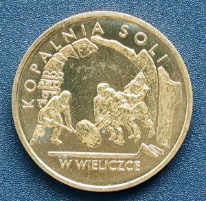 2 zł Kopalnia soli w Wieliczce