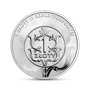Moneta 20 zł Historia monety polskiej – 1 złoty II Rzeczypospolitej
