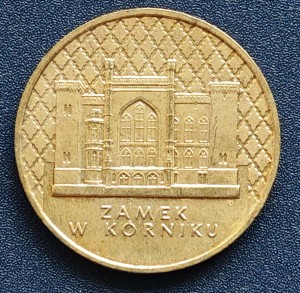 2 zł Zamek w Kórniku 