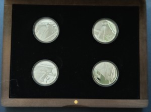 Set 4 x 5000 won PyeongChang 2018