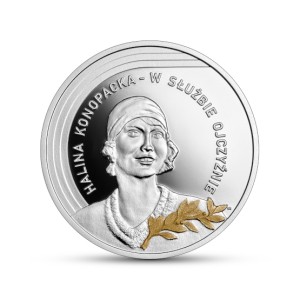 Moneta 10 zł Halina Konopacka – w służbie Ojczyźnie