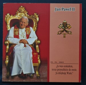 Set 5 x 1 lira Malta Jan Paweł II 2005