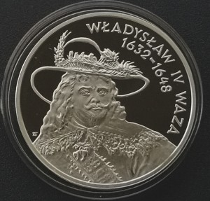 10 zł Władysław IV Waza (1632 - 1648) - popiersie