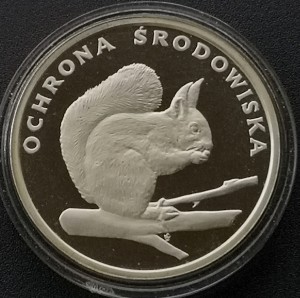 500 zł Ochrona Środowiska - Wiewiórka 1985 r.