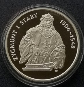 200 000 zł Zygmunt I Stary - półpostać