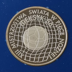 500 zł Mistrzostwa Świata w Piłce Nożnej - Meksyk 1986