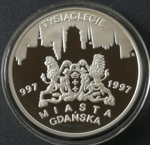 20 zł Tysiąclecie Miasta Gdańska (997 - 1997)