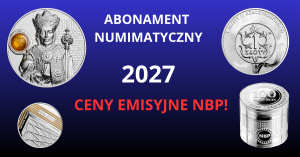 Abonament numizmatyczny 2027 srebrny  FULL