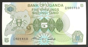 5 Szylingów - Uganda