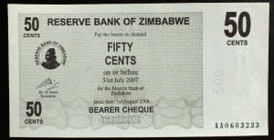 50 Cents - Zimbabwe 2006 r. 