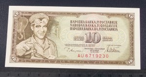 10 dinarów JUGOSŁAWIA