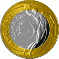10 zł Igrzyska XXVIII Olimpiady – Ateny 2004 (Ag+Au)