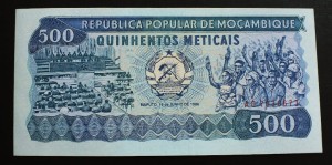 500 Meticais - Mozambik