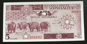 5 Szylingów - SOMALIA
