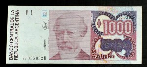 1000 australi ARGENTYNA