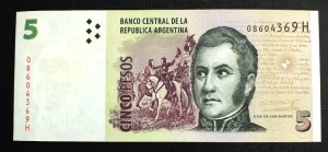 5 Pesos - Argentyna