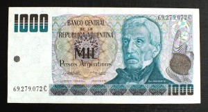 1000 Pesos - Argentyna