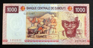 1000 Francs - Djibouti 2005 r.