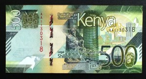 500 Szylingów - Kenia 2019 r.