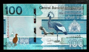 100 Dalasis - Gambia 2019 r.