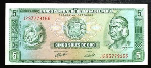 5 Soles de Oro - Peru 