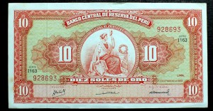 10 Soles de Oro - Peru 1956 r.