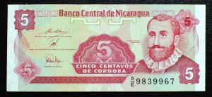 5 Centavos - Nikaragua 1991 r.