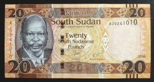 20 Funtów - Sudan Południowy
