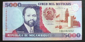 50000 Meticais - Mozambik 1991 r.