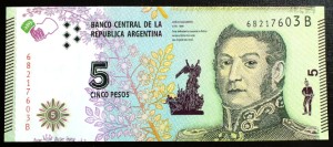 5 Pesos - Argentyna 2015 r.