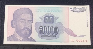 50.000 dinarów JUGOSŁAWIA
