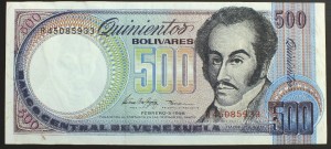 500 Bolivares - Wenezuela 1998 r.