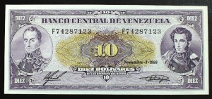 10 Bolivares - Wenezuela 