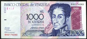1000 Bolivares - Wenezuela 1998 r. 