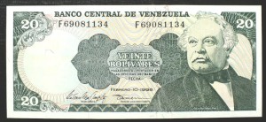 20 Bolivares - Wenezuela 