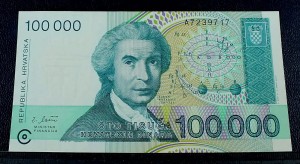 100 000 Dinarów - Chorwacja