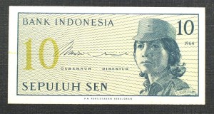 10 Sen - INDONEZJA 1964 r.