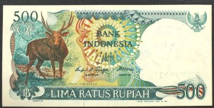 500 Rupiah - INDONEZJA 1988 r.