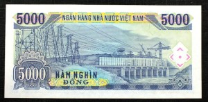 5000 Dong - Wietnam 1991 r.