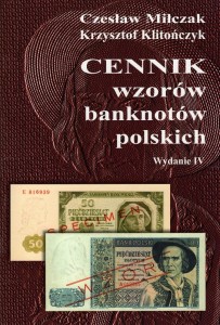 Cennik Wzorów Banknotów Polskich wydanie IV - Miłczak 2023