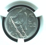 Moneta 5 zł Rybak 1960 r. 