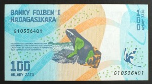 100 ariary -  Madagaskar 