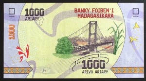 1000 ariary - Madagaskar